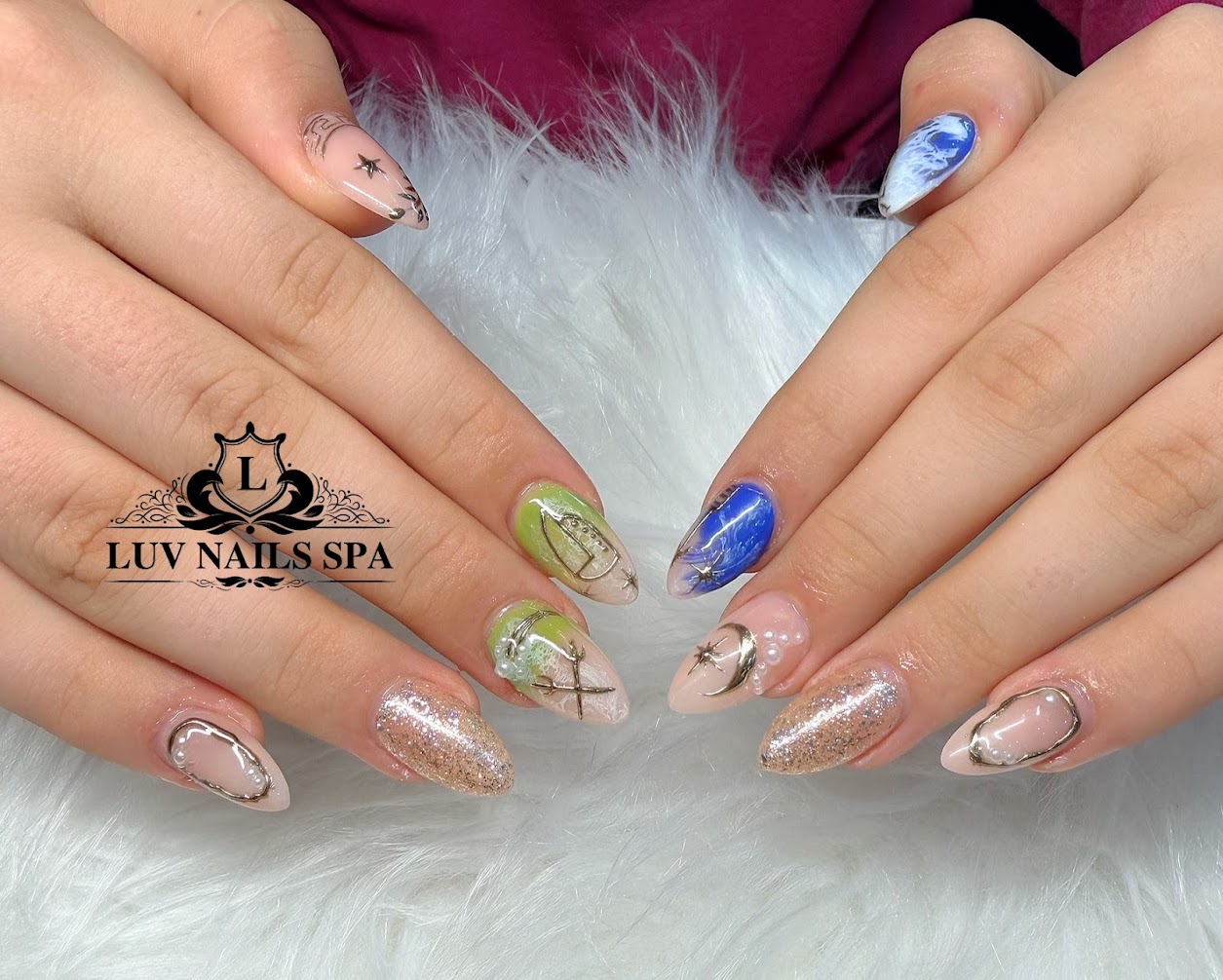 Fresh manicure at LUV Nails & Spa